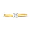 Thumbnail Image 3 of 1/4 CT. Diamond Solitaire Engagement Ring in 14K Gold (I/I2)