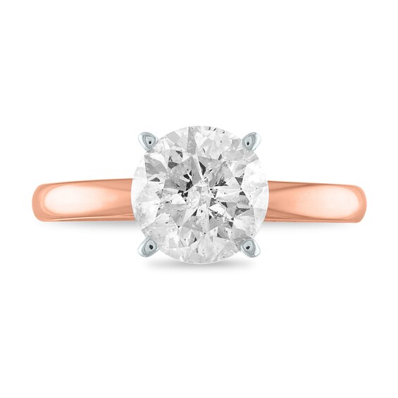 1-1/2 CT. Certified Diamond Solitaire Engagement Ring in 14K Rose Gold (I/I2) 1-1/2 CT. Certified Diamond Solitaire Engagement Ring in 14K Rose Gold (I/I2)