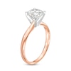 Thumbnail Image 2 of 1-1/2 CT. Certified Diamond Solitaire Engagement Ring in 14K Rose Gold (I/I2)