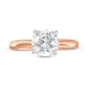 Thumbnail Image 3 of 1-1/2 CT. Certified Diamond Solitaire Engagement Ring in 14K Rose Gold (I/I2)