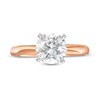 Thumbnail Image 3 of 1-1/2 CT. Certified Diamond Solitaire Engagement Ring in 14K Rose Gold (I/I2)