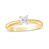 Thumbnail Image 0 of 1/3 CT. Princess-Cut Diamond Solitaire Engagement Ring in 14K Gold (I/I2)