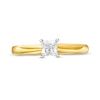 Thumbnail Image 3 of 1/3 CT. Princess-Cut Diamond Solitaire Engagement Ring in 14K Gold (I/I2)