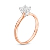 Thumbnail Image 2 of 1/2 CT. Princess-Cut Diamond Solitaire Engagement Ring in 14K Rose Gold (I/I2)