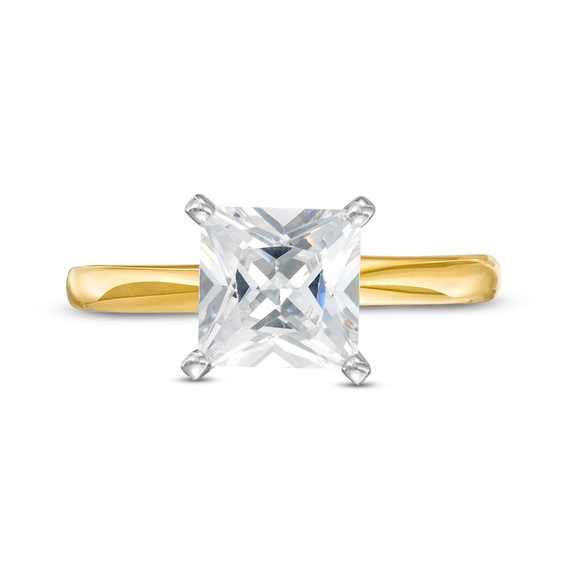 2.5 Ctw Solitaire Round Cut Engagement Ring in 18K Gold – Luxe VVS Jewelers