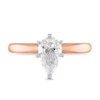 Thumbnail Image 1 of 1 CT. Certified Pear-Shaped Diamond Solitaire Engagement Ring in 14K Rose Gold (I/I2)