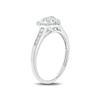 Thumbnail Image 1 of 1/5 CT. T.W. Composite Diamond Heart-Shape Frame Promise Ring in 10K White Gold