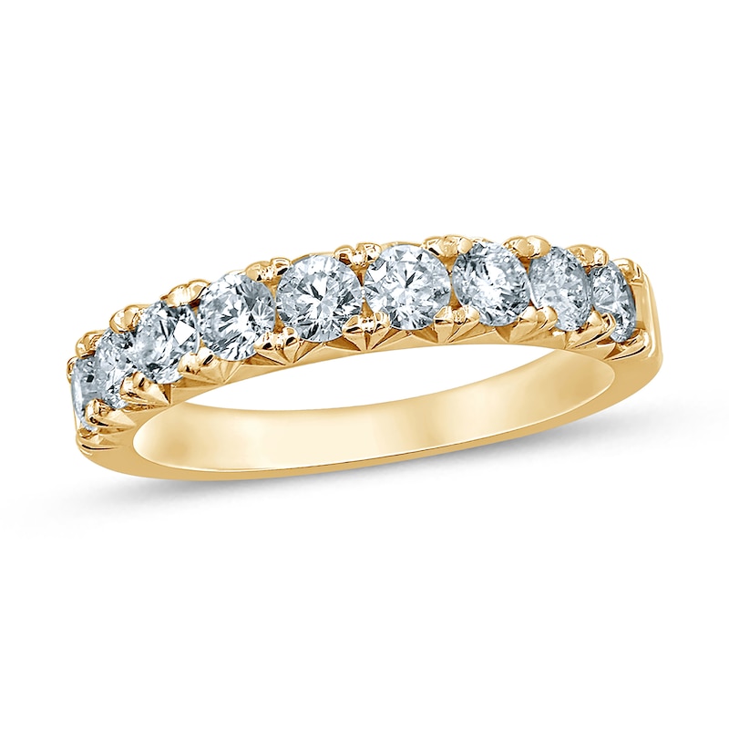 Main Image 1 of 1 CT. T.W. Diamond Nine Stone Anniversary Band in 14K Gold