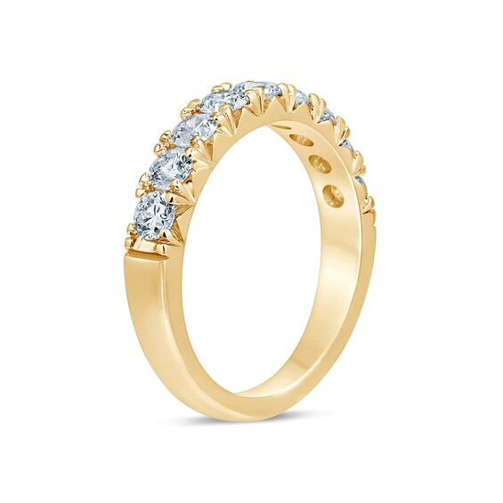 1 CT. T.w. Diamond Nine Stone Anniversary Band in 14K Gold