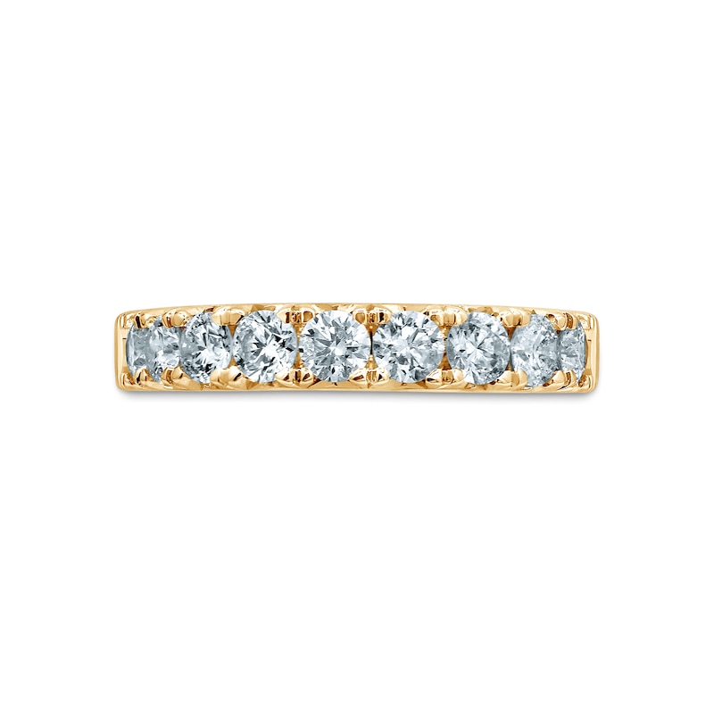 Main Image 3 of 1 CT. T.W. Diamond Nine Stone Anniversary Band in 14K Gold