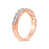 Thumbnail Image 2 of 1 CT. T.W. Diamond Nine Stone Anniversary Band in 14K Rose Gold