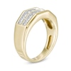 Thumbnail Image 3 of 3/4 CT. T.W. Diamond Double Row Wedding Band in 10K Gold