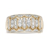 Thumbnail Image 1 of Marilyn Monroe™ Collection 5/8 CT. T.W. Baguette and Round Diamond Vintage-Style Anniversary Band in 14K Gold