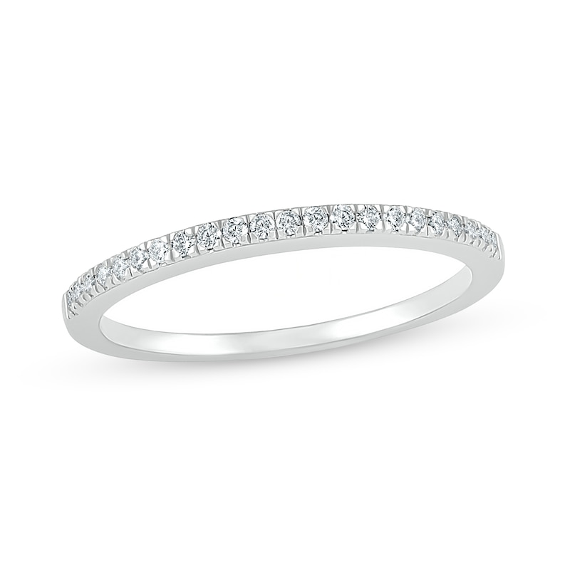 Main Image 5 of 3/4 CT. T.W. Princess-Cut Diamond Flower Frame Vintage-Style Bridal Set in 10K White Gold