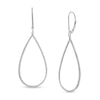 Thumbnail Image 1 of 1/2 CT. T.W. Diamond Teardrop-Shaped Drop Earrings in 10K White Gold