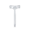 Thumbnail Image 3 of 1/10 CT. T.W. Diamond Crescent Moon Open Ring in 10K White Gold