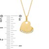 Thumbnail Image 3 of 1/15 CT. T.W. Diamond Tilted Heart Pendant in 10K Gold