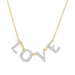 Tailor + You™ Diamond Name Station Necklace (1 Line)
