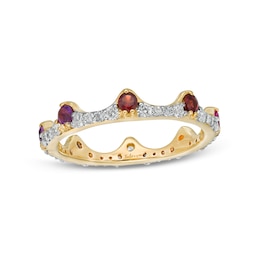Tailor + You™ Rainbow Gemstone Crown Ring