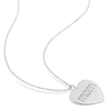 Thumbnail Image 3 of 1/10 CT. T.W. Diamond &quot;mom&quot; Heart Pendant in Sterling Silver