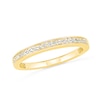 Thumbnail Image 7 of 1 CT. T.W. Baguette and Round Diamond Sunburst Frame Bridal Set in 10K Gold