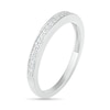 Thumbnail Image 8 of 1 CT. T.W. Baguette and Round Diamond Sunburst Frame Bridal Set in 10K White Gold