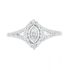 Thumbnail Image 5 of 3/4 CT. T.W. Multi-Shape Diamond Chevron Split Shank Bridal Set in 10K White Gold