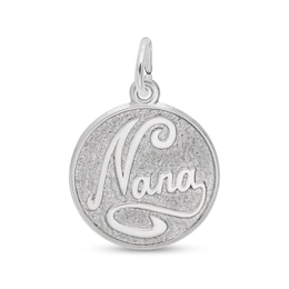 Rembrandt Charms® "Nana" Disc in Sterling Silver