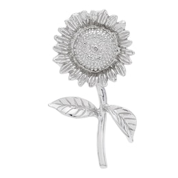 Rembrandt Charms® Sunflower in Sterling Silver