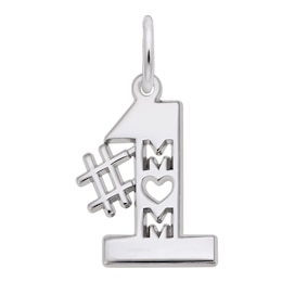 Rembrandt Charms® #1 MOM in Sterling Silver