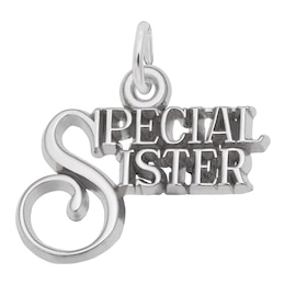 Rembrandt Charms® &quot;SPECIAL SISTER&quot; in Sterling Silver