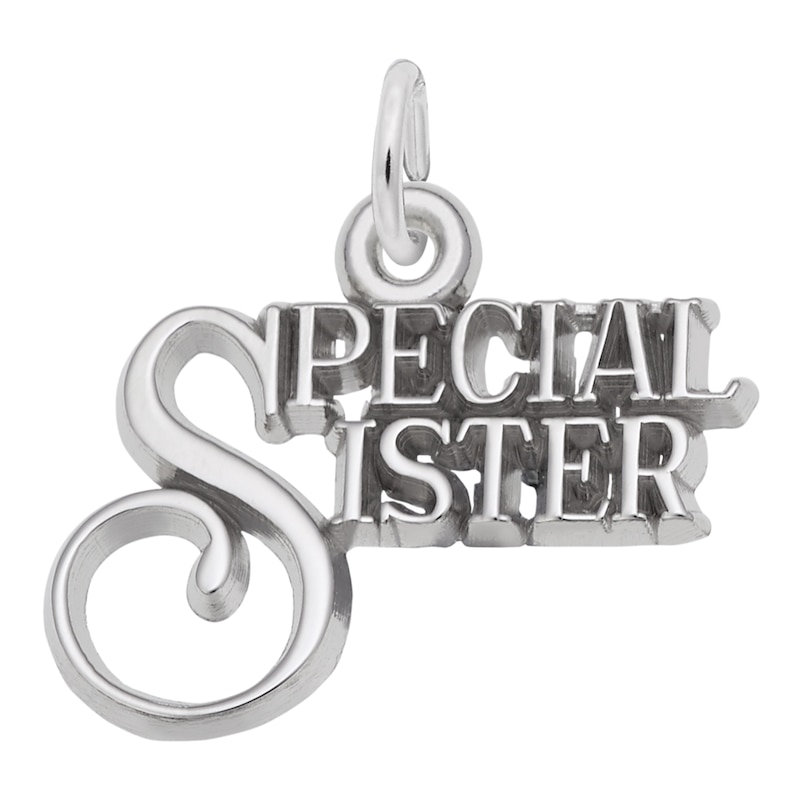 Rembrandt Charms® "SPECIAL SISTER" in Sterling Silver