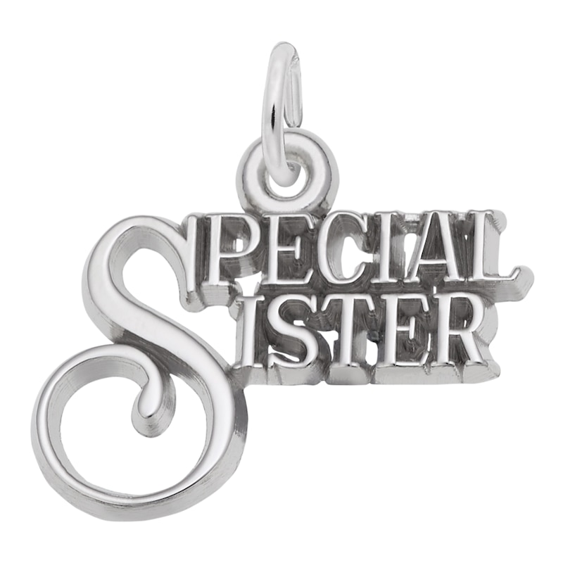 Main Image 1 of Rembrandt Charms® "SPECIAL SISTER" in Sterling Silver