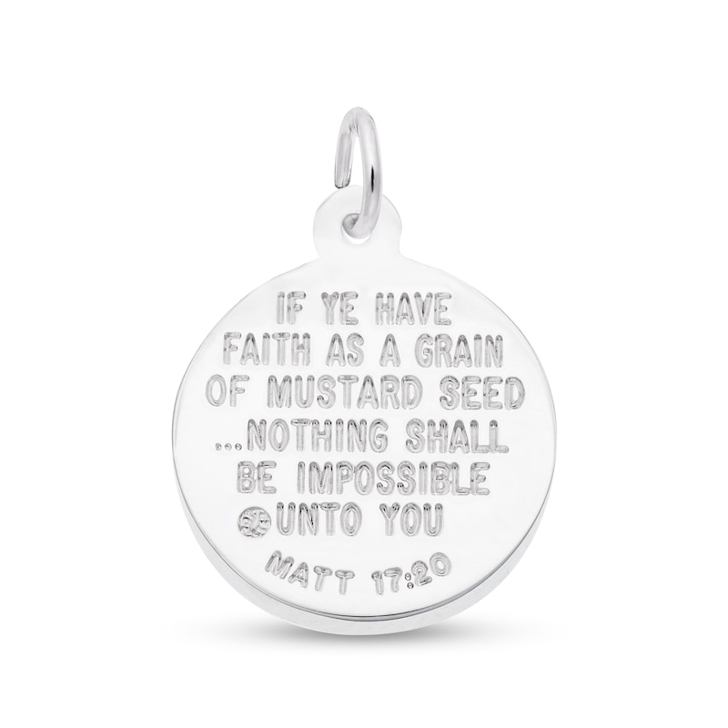 Main Image 2 of Rembrandt Charms® Mustard Seed Disc in Sterling Silver
