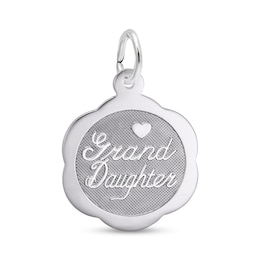 Rembrandt Charms® "Grand Daughter" Disc in Sterling Silver