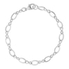 Thumbnail Image 0 of Rembrandt Charms® Infinity Curb Chain Bracelet in Sterling Silver - 7.0"