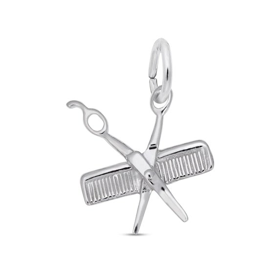 Rembrandt CharmsÂ® Scissors and Comb in Sterling Silver