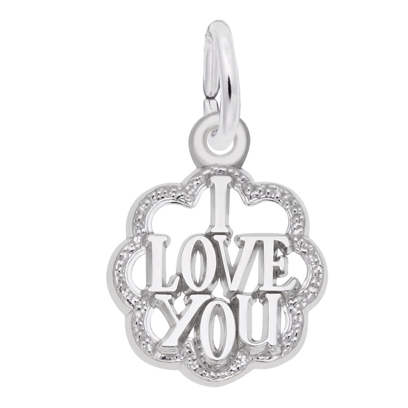 Rembrandt Charms® "I LOVE YOU" in Sterling Silver