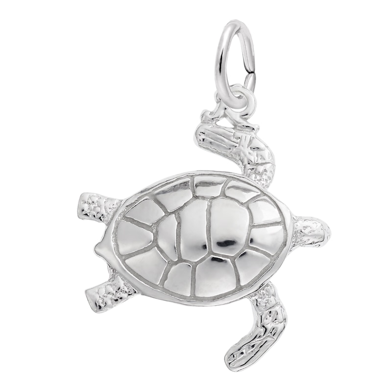 Main Image 1 of Rembrandt Charms® Turtle in Sterling Silver