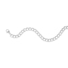 Thumbnail Image 2 of Rembrandt Charms® Double Row Link Chain Bracelet in Sterling Silver - 7.0"