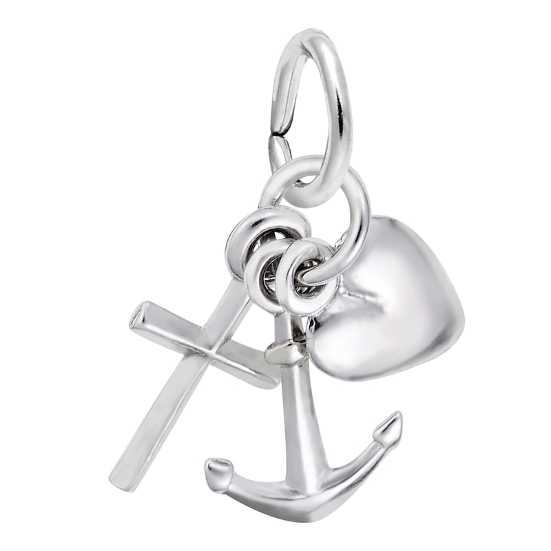 Rembrandt Charms® Symbol of Hope and Faith Theme in Sterling Silver