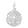 Thumbnail Image 1 of Rembrandt Charms® Textured Sand Dollar in Sterling Silver