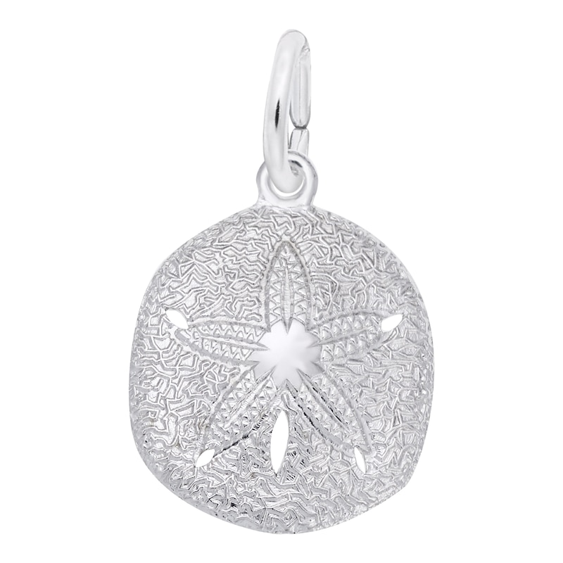 Main Image 1 of Rembrandt Charms® Textured Sand Dollar in Sterling Silver