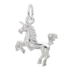 Thumbnail Image 1 of Rembrandt Charms® Rearing Unicorn in Sterling Silver