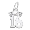 Thumbnail Image 0 of Rembrandt Charms® "SWEET 16" in Sterling Silver