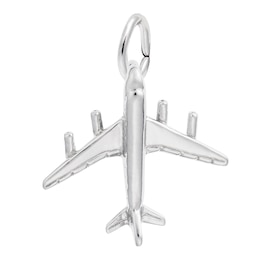 Rembrandt Charms® Airplane in Sterling Silver