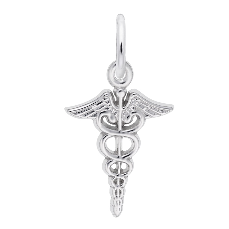 Main Image 1 of Rembrandt Charms® Caduceus in Sterling Silver
