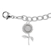 Thumbnail Image 0 of Rembrandt Charms® Sunflower Bracelet in Sterling Silver