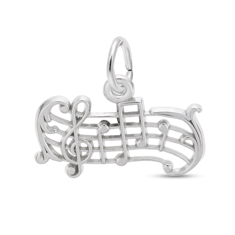 Main Image 1 of Rembrandt Charms® Sheet Music in Sterling Silver