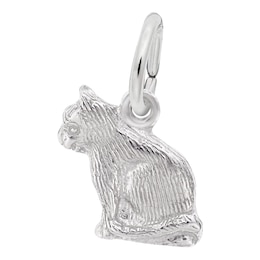 Rembrandt Charms® Cat in Sterling Silver